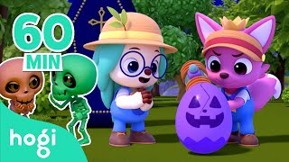 🎃 Old MacDonald Had Spooky Eggs and More｜Halloween Songs for Kids｜Hogi Halloween｜Hogi Pinkfong [upl. by Meuser]