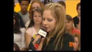 Avril Lavigne  Interview TRL 2004 [upl. by Nuajed]