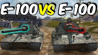 World of Tanks Blitz  E100 vs E100 [upl. by Odnomor210]