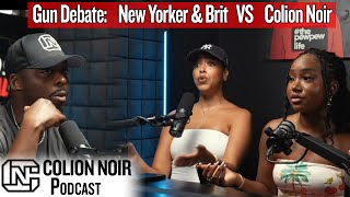 Guns Are The Problem  New Yorker amp Brit Debate Colion Noir [upl. by Gnirps496]