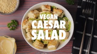 Vegan Caesar Salad  Loving It Vegan [upl. by Ssidnac]