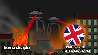 Pivot Alien Invasion Fight War Animation series 1 Parts 9  10  United Kingdom [upl. by Trumann]