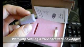 PS2 hardware Keylogger installation [upl. by Eserehc]