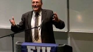 Nazi hunter Efraim Zuroff Lecture at FIU  November 16 2009 [upl. by Aitekram]