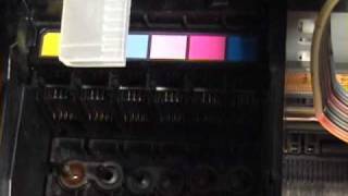 Epson R260 printer head cleaning [upl. by Husein]