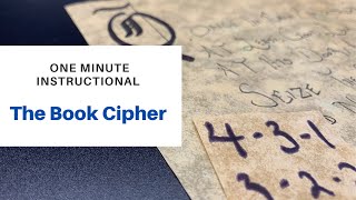 Book cipher  1 minute Instructional [upl. by Erlewine57]