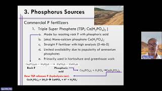 Week 9 Unit 6 Video 18 Triple Super Phosphate Fertilizer Discussion [upl. by Yentrac]