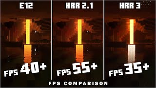 3 SHADER FPS COMPARISON  SEUS PTGI E12 SEUS PTGI HRR 21 SEUS PTGI HRR 3 [upl. by Holman824]