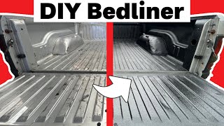 How to Apply a Spray on Bedliner in Your Truck  DIY [upl. by Weismann]