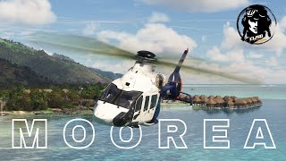 CLi4D Designs Moorea review flight in the Hype Performance Group H160 Microsoft Flight Simulator 4K [upl. by Latouche894]