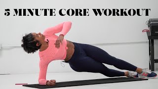 CHALLENGE YOURSELF DAILY WITH 5 MINUTES OF PLANK VARIATIONS  TARGET ABS CORE amp GLUTES [upl. by Birchard234]