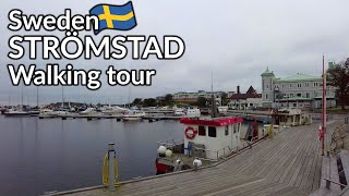 Sweden walking tour of the coastal town Strömstad [upl. by Jobie]