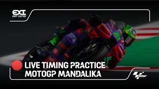 🔴LIVE TIMING PRACTICE MOTOGP INDONESIA 2024 [upl. by Ecinnahs]