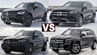 Mercedes Top 5 Best Luxury SUVs 2021 GLB vs GLE vs GLS vs GLC vs GLA walkaround review [upl. by Lewls]