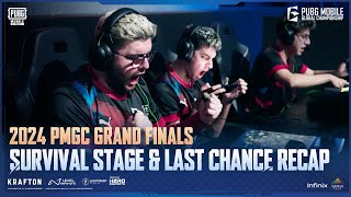 Survival Stage amp Last Chance Recap  2024 PUBG MOBILE GLOBAL CHAMPIONSHIP [upl. by Zebada]