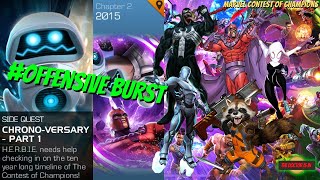 How To Beat The MCOC Side Quest Chroni Versary Part 1 2015 [upl. by Tennek]