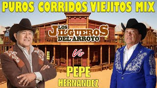 Pepe Hernandez Los Jilgueros Del Arroyo Sus Mejor Exitos Del Oro  Puros Corridos Mix [upl. by Annail]