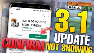 🔴How To Update Bgmi 31 Version Bgmi 31 Update Option Not Showing Bgmi Me 31 Update Kab Aayega [upl. by Atsev364]