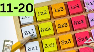 Table of 11 to 20  Multiplication table of 11 to 20  Tables from 11  20  11  20 tables tables [upl. by Ravid]