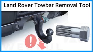 Land Rover Discovery 3  4 Range Rover Sport L320 Towbar Removal Tool Tow Hitch LR3 LR4 [upl. by Idnahk]