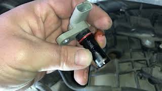 P0016 code fix Ford 35L camshaft position sensor [upl. by Terrijo]