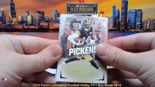 111224 2024 Panini Luminance Football Hobby PYT Box Break 810  Pick Your Team [upl. by Lednahc]