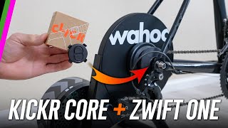 Wahoo KICKR CORE Zwift One Review  Virtual Shifting on a KICKR [upl. by Mcnutt]