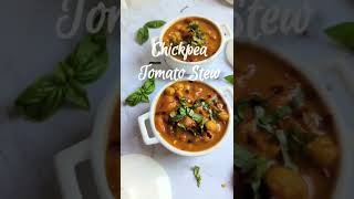 Chickpea Tomato Stew Recipe shorts stew chickpeas [upl. by Yelrebmik478]