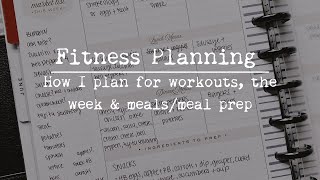 Creating a workout plan meal planning amp setting my fitness planner up for the week amp month of June [upl. by Anyel]