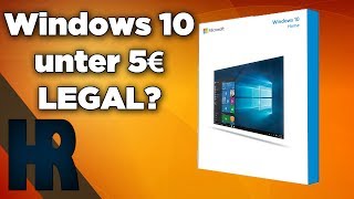 Windows 10 für unter 5€ legal Windows 10 günstig kaufen [upl. by Eisyak]