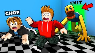 ROBLOX CHOP AND FROSTY ESCAPE THE HOUSE TOWER DEFENSE [upl. by Scutt]