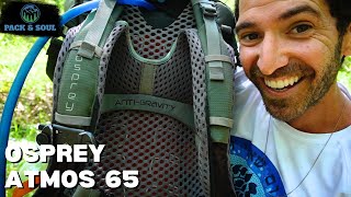 Osprey Atmos 65 Liter BACKPACK  REVIEW [upl. by Moffitt]