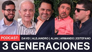 TRES GENERACIONES ALDUCIN  David Alejandro Alan Armando y Estefano Alducin  PODCAST [upl. by Eckart]