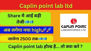 Caplin point laboratories share latest news  Caplin point lab share news today  caplinpointlab [upl. by Aulea]