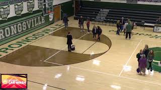 Strongsville High vs Euclid High School Girls FreshmanJVVarsity Basketball [upl. by Halik]