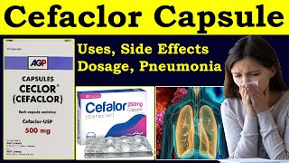 Cefaclor capsule 500 mg 250 mg  Cefaclor capsule ip 500 mg  uses side effects dose [upl. by Charbonneau]