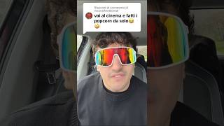 HO PORTATO IL MICROONDE AL CINEMA ARRESTATO🚨👮🏻‍♂️ 🤣🤪 challenge sfide youtubeshorts [upl. by Atoel959]