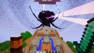 Wither Storm VS The Temple Of Notch [upl. by Klingel248]