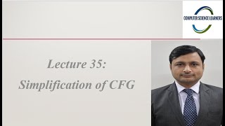 Simplification of CFG  Reduction of CFG  L35 [upl. by Alleul]