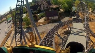 Karacho front seat onride HD POV Erlebnispark Tripsdrill [upl. by Aneelad]