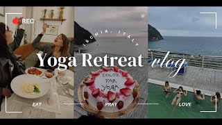 YOGA RETREAT VLOG  ISCHIA ITALY [upl. by Euqinay]