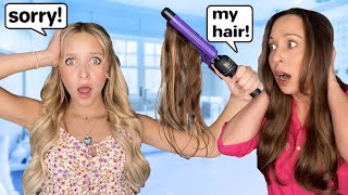 24 pranks in 24 hours I DESTROYED MY MOMs HAIR She FREAKED OUT [upl. by Amrita]