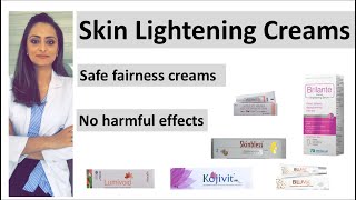 Safe skin lightening creams how to reduce dark spots  best fairness creams  dermatologist [upl. by Keenan261]