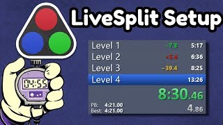 How to Set Up a Speedrun Timer LiveSplit Tutorial [upl. by Mintz]