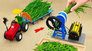 Diy tractor making mini Lawn Mower science project  diy mini farm Agriculture Machinery  HP Mini [upl. by Feucht]