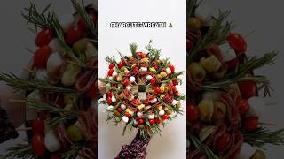 Charcutewreath 🎄 easy appetizer idea for the Holidays [upl. by Umont317]