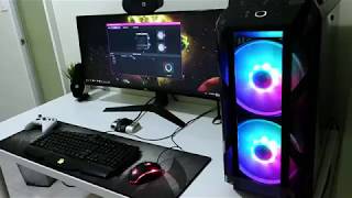 My Setup RGB 2019 Cooler Master H500m [upl. by Kraska]