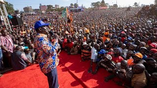 LIVE Raila Odingas MASSIVE RALLY in Busia Town Busia County [upl. by Ahsinav89]