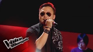 BayarjargalTs  quotWay down we goquot  Blind Audition  The Voice of Mongolia 2018 [upl. by Eulalia]