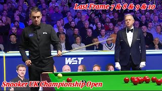 Snooker UK Championship Open Ronnie O’Sullivan VS Barry Hawkins Last Frame 7 amp 8 amp 9 amp 10 [upl. by Niwrehs]